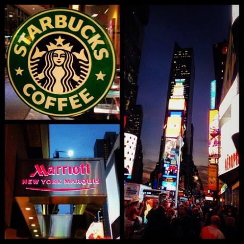 45th and Broadway Starbucks Marriott Marquis